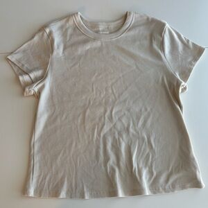 Old Navy Cream Snug Short Sleeve Tshirt
